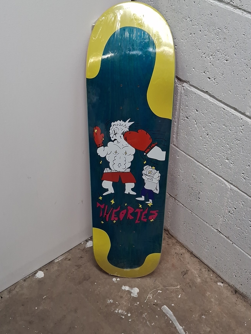 NWT Theories Lights Out Skateboard Deck- Pink